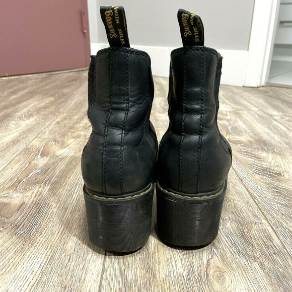 Dr Martens Rometty Black Chelsea Slip On Boots - Picture 7 of 9
